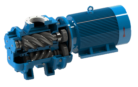 兩級壓縮空壓機主機